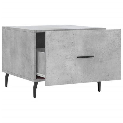 vidaXL Couchtisch Betongrau 50x50x40 cm Holzwerkstoff