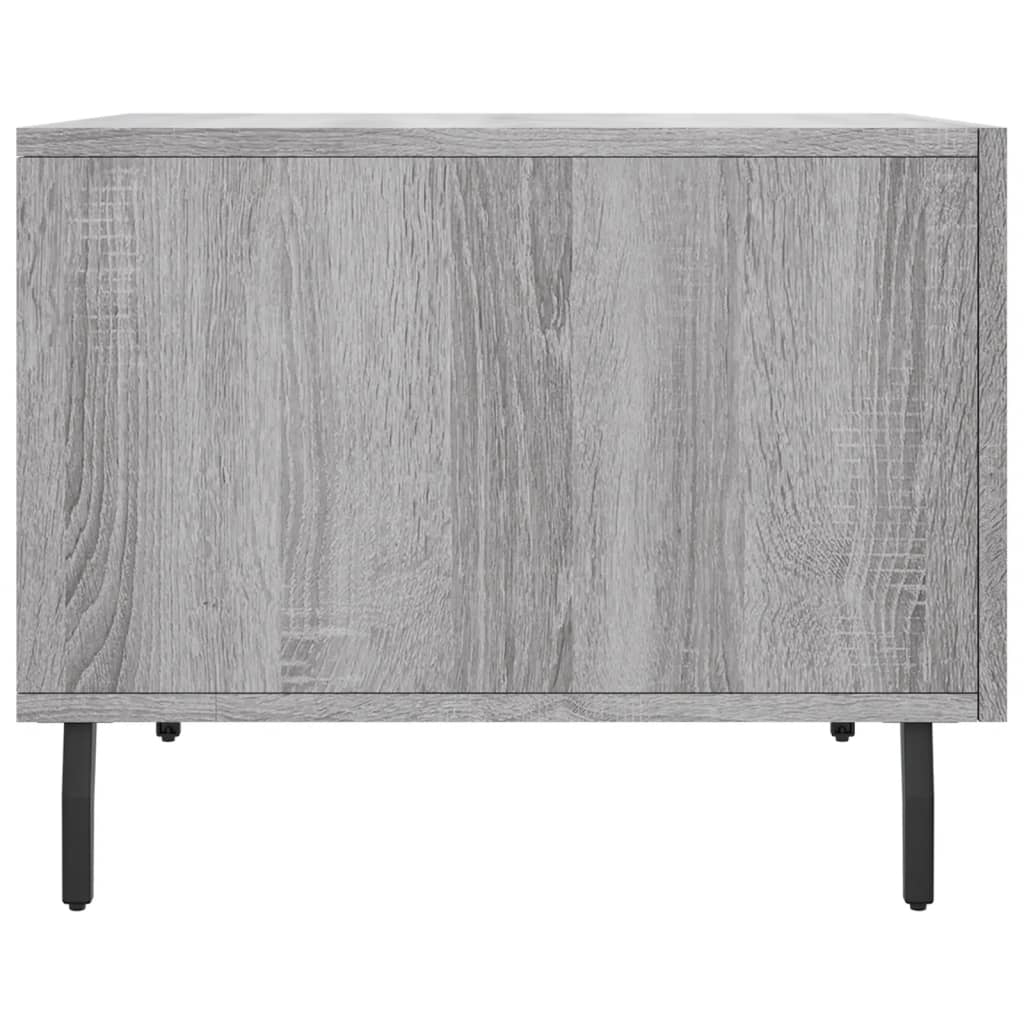 vidaXL Tables basses 2 pcs Gris Sonoma 50x50x40 cm Bois d'ingénierie