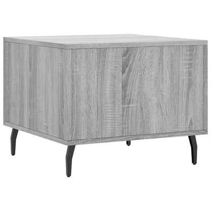 vidaXL Tables basses 2 pcs Gris Sonoma 50x50x40 cm Bois d'ingénierie