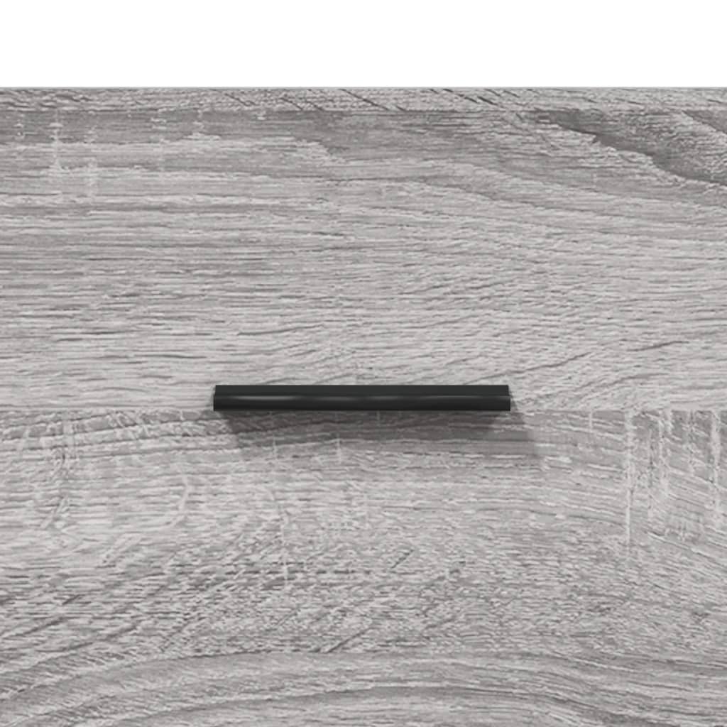vidaXL Tables basses 2 pcs Gris Sonoma 50x50x40 cm Bois d'ingénierie