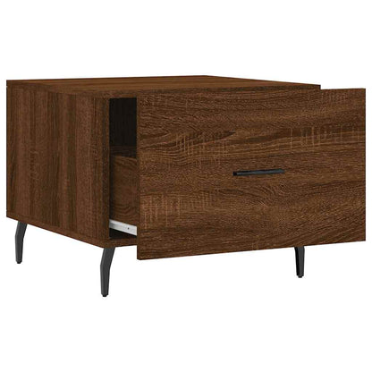 vidaXL Couchtisch Braun Eichen-Optik 50x50x40 cm Holzwerkstoff