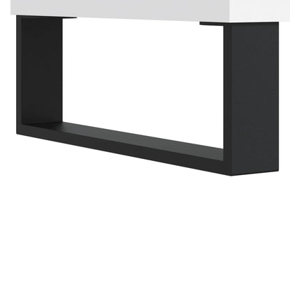 vidaXL Table basse Blanc 50x50x40 cm Bois d'ingénierie