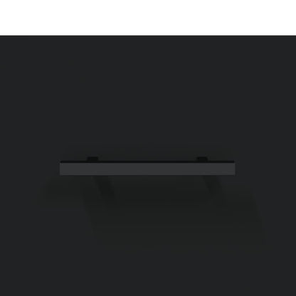 vidaXL Table basse noire 50x50x40 cm en bois d'ingénierie