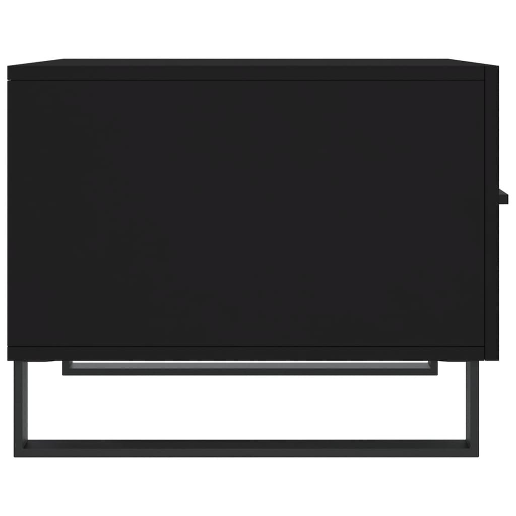 vidaXL Couchtische 2 Stk. Schwarz 50x50x40 cm Holzwerkstoff