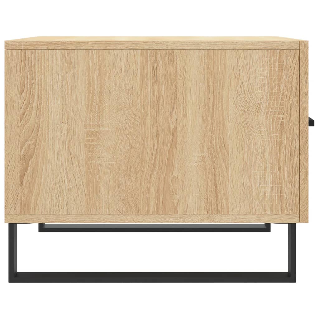 vidaXL Tables basses 2 pcs Chêne sonoma 50x50x40 cm Bois d'ingénierie