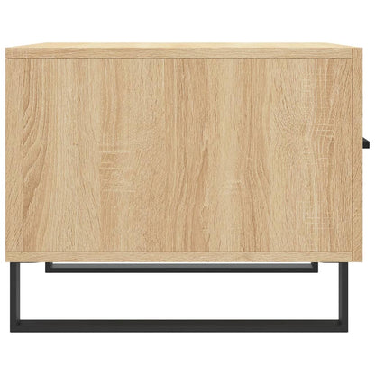 vidaXL Tables basses 2 pcs Chêne sonoma 50x50x40 cm Bois d'ingénierie