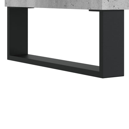 vidaXL Table basse gris béton 50x50x40 cm aggloméré