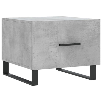 vidaXL Tables basses 2 pcs Gris béton 50x50x40 cm Bois d'ingénierie