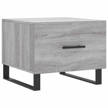 vidaXL Table basse gris Sonoma 50x50x40 cm aggloméré
