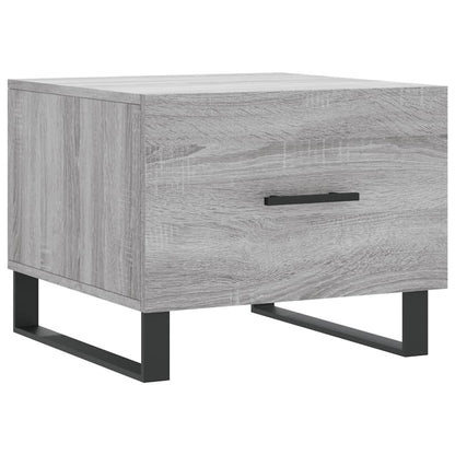 vidaXL Tables basses 2 pcs Gris Sonoma 50x50x40 cm Bois d'ingénierie