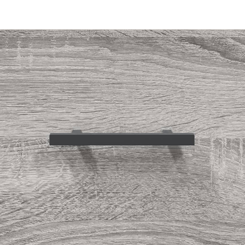 vidaXL Tables basses 2 pcs Gris Sonoma 50x50x40 cm Bois d'ingénierie