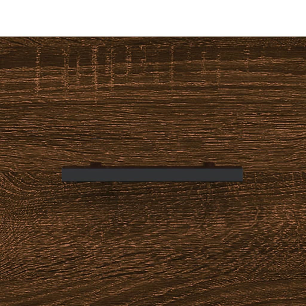 vidaXL Tables basses 2 pcs Aspect chêne marron 50x50x40 cm Bois d'ingénierie