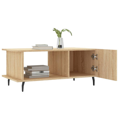 vidaXL Table basse chêne Sonoma 90x50x40 cm aggloméré