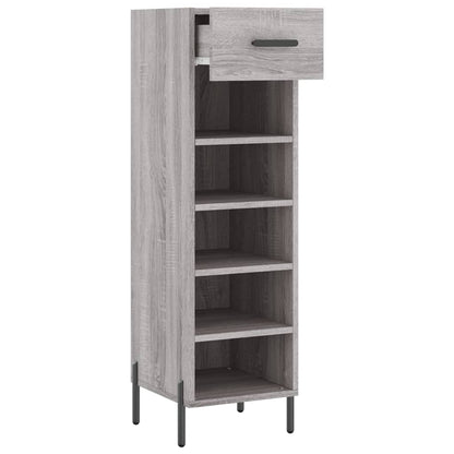 Schuhschrank Grau Sonoma 30x35x105 cm Holzwerkstoff