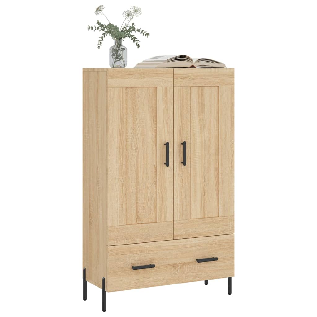 Highboard Sonoma-Eiche 69,5x31x115 cm Holzwerkstoff