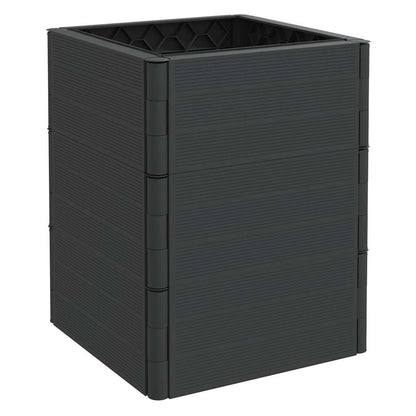 vidaXL Garten-Pflanzkübel Anthrazit PP