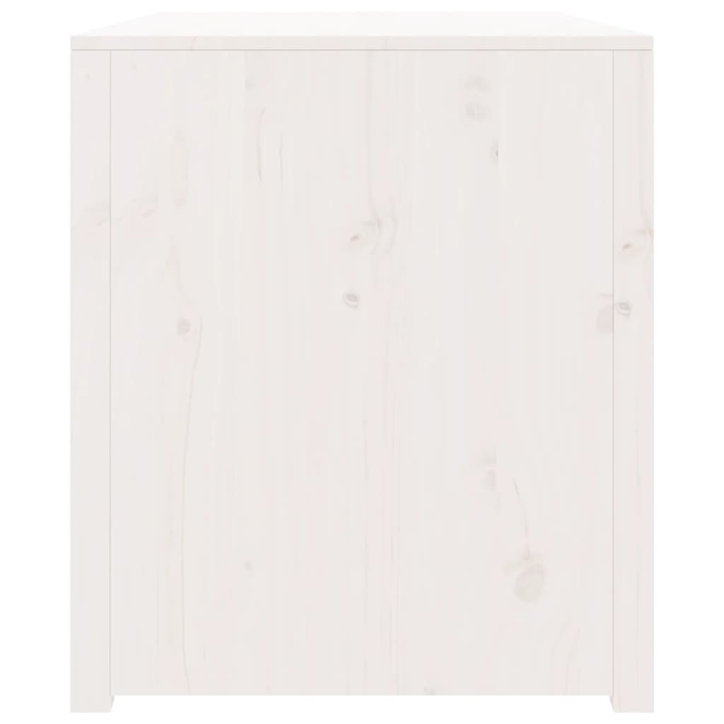 vidaXL Meuble de cuisine d'extérieur blanc 106x55x64 cm pin massif