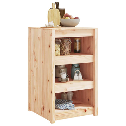 vidaXL Outdoor-Küchenschrank 55x55x92 cm Massivholz Kiefer