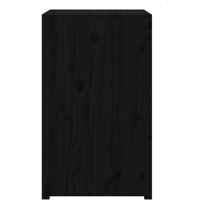 vidaXL Outdoor-Küchenschrank Schwarz 55x55x92 cm Massivholz Kiefer