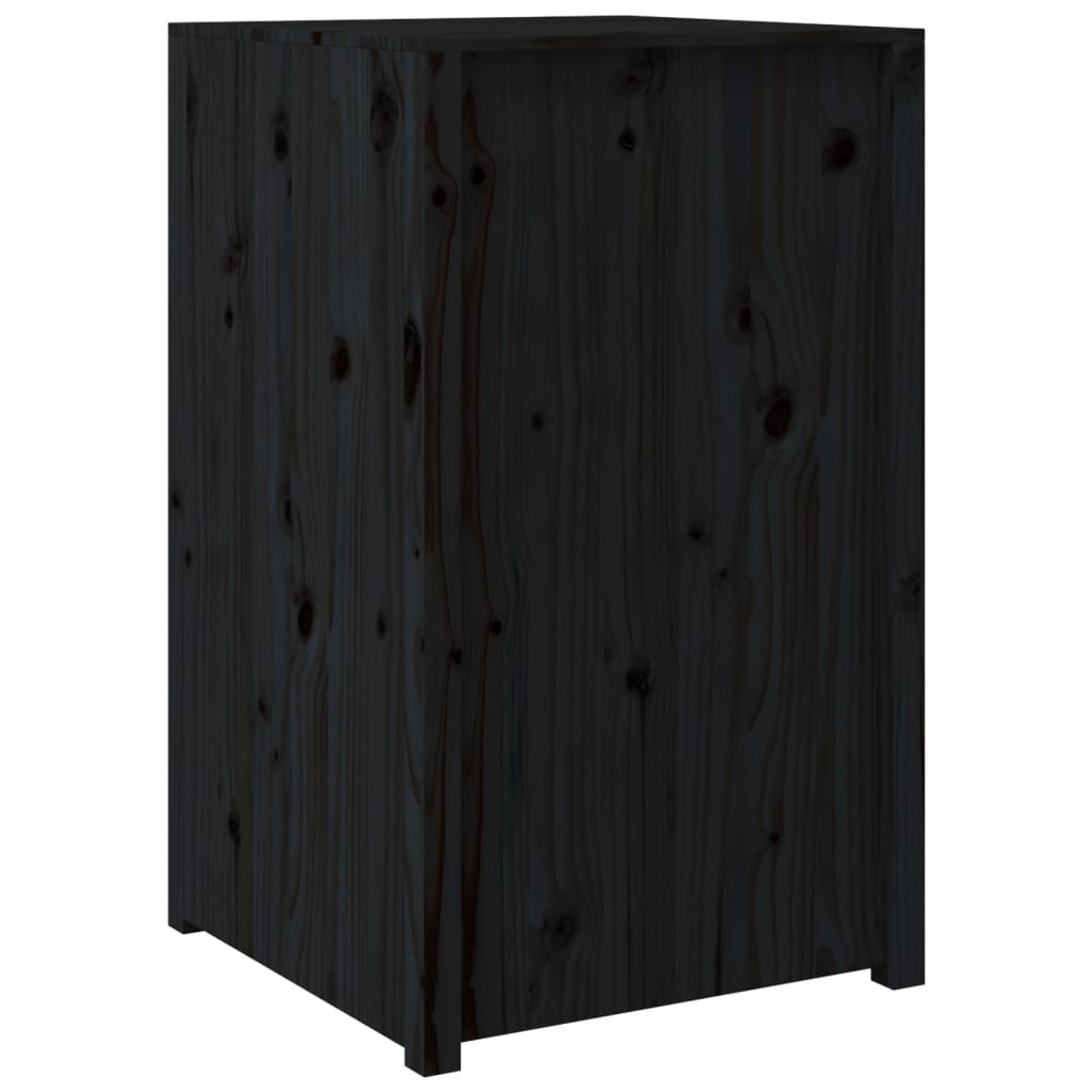 vidaXL Outdoor-Küchenschrank Schwarz 55x55x92 cm Massivholz Kiefer