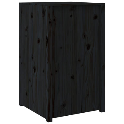 vidaXL Outdoor-Küchenschrank Schwarz 55x55x92 cm Massivholz Kiefer