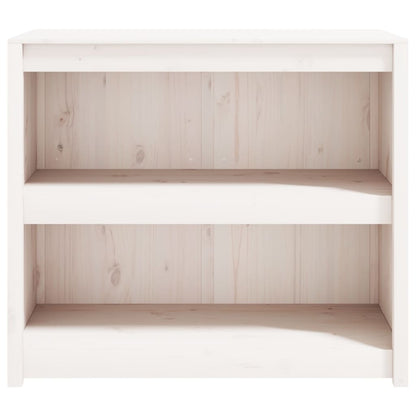 vidaXL Meuble bas de cuisine d'extérieur blanc 106x55x92 cm Bois de pin massif