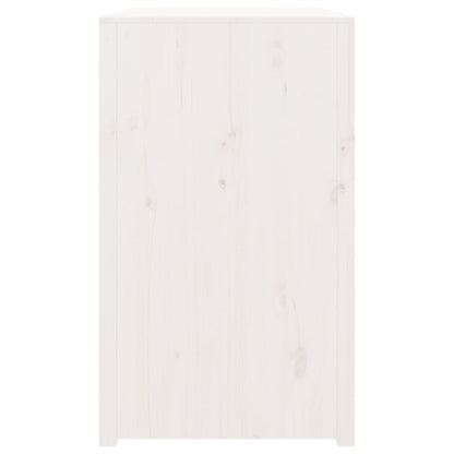 vidaXL Meuble bas de cuisine d'extérieur blanc 106x55x92 cm Bois de pin massif