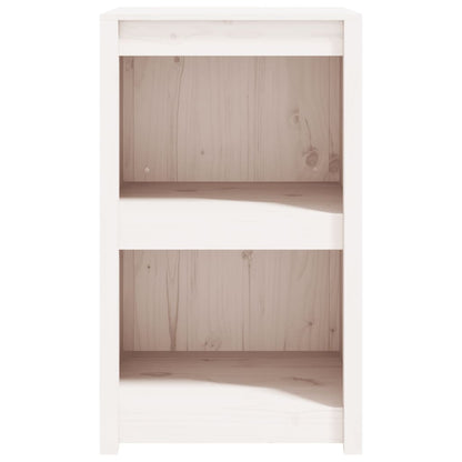 vidaXL Meuble de cuisine d'extérieur Blanc 55x55x92 cm Bois de pin massif