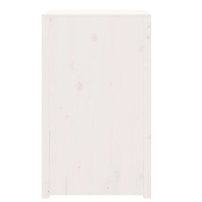 vidaXL Meuble de cuisine d'extérieur Blanc 55x55x92 cm Bois de pin massif