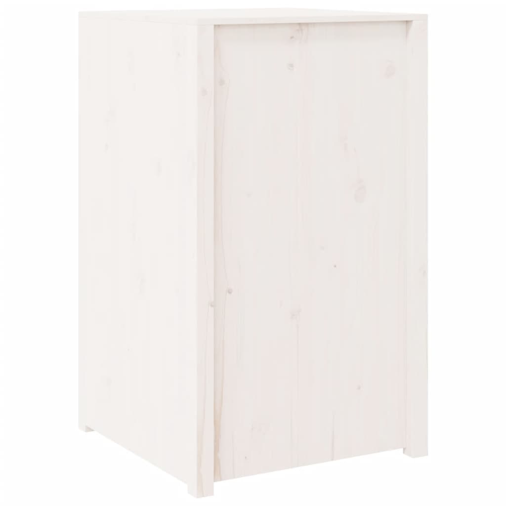 vidaXL Meuble de cuisine d'extérieur Blanc 55x55x92 cm Bois de pin massif