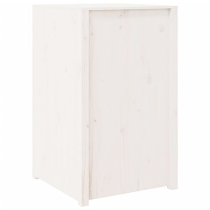 vidaXL Meuble de cuisine d'extérieur Blanc 55x55x92 cm Bois de pin massif