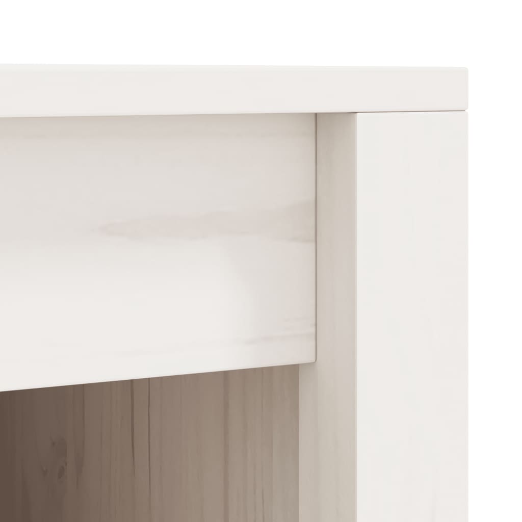 vidaXL Meuble de cuisine d'extérieur Blanc 55x55x92 cm Bois de pin massif