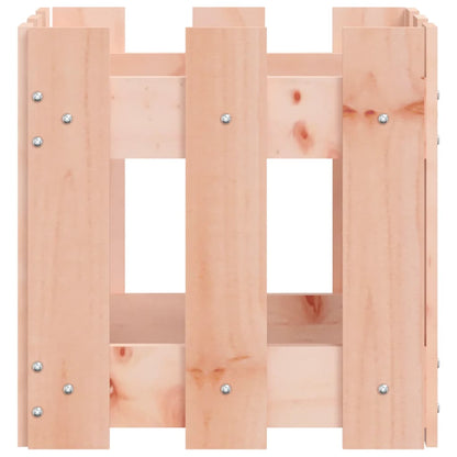 vidaXL Pflanzkübel Lattenzaun-Design 30x30x30 cm Massivholz Douglasie