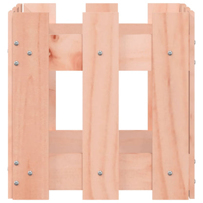 vidaXL Pflanzkübel Lattenzaun-Design 30x30x30 cm Massivholz Douglasie