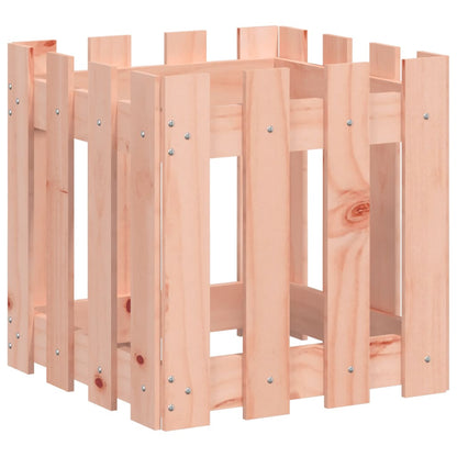vidaXL Pflanzkübel Lattenzaun-Design 40x40x40 cm Massivholz Douglasie