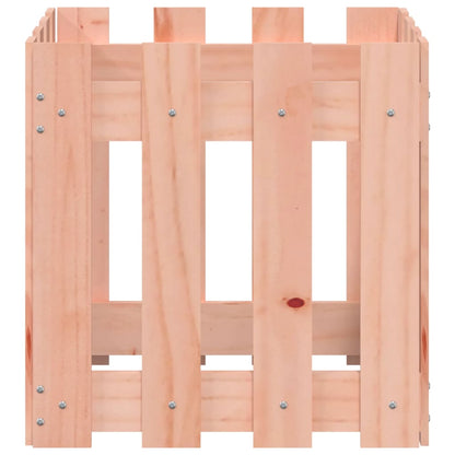 vidaXL Pflanzkübel Lattenzaun-Design 40x40x40 cm Massivholz Douglasie