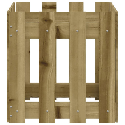 vidaXL Pflanzkübel Latten-Design 40x40x40 cm Kiefernholz Imprägniert