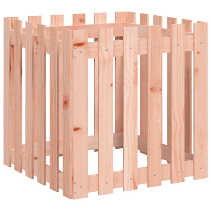 vidaXL Pflanzkübel Lattenzaun-Design 60x60x60 cm Massivholz Douglasie