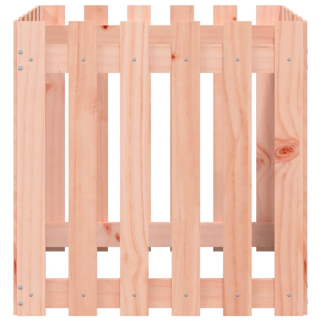 vidaXL Pflanzkübel Lattenzaun-Design 60x60x60 cm Massivholz Douglasie