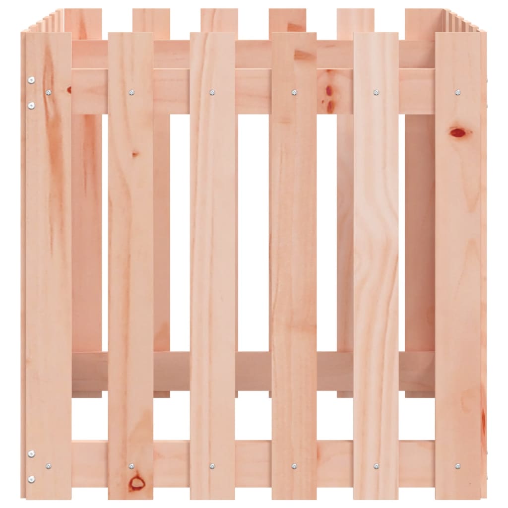 vidaXL Pflanzkübel Lattenzaun-Design 60x60x60 cm Massivholz Douglasie