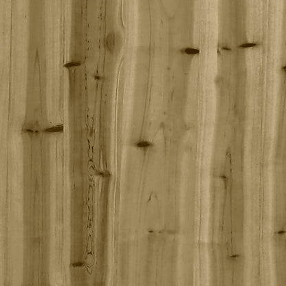 vidaXL Pflanzkübel Latten-Design 60x60x60 cm Kiefernholz Imprägniert