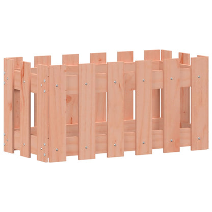 vidaXL Pflanzkübel Lattenzaun-Design 60x30x30 cm Massivholz Douglasie