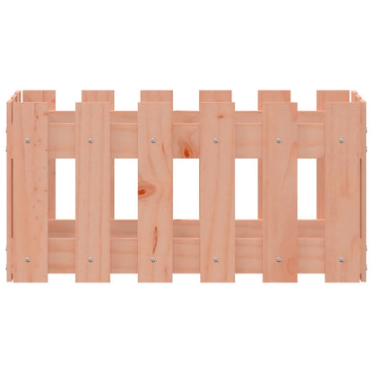vidaXL Pflanzkübel Lattenzaun-Design 60x30x30 cm Massivholz Douglasie