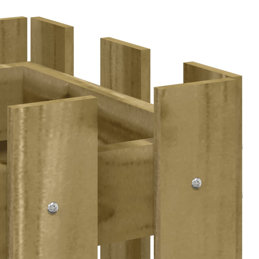 vidaXL Pflanzkübel Latten-Design 60x30x30 cm Kiefernholz Imprägniert