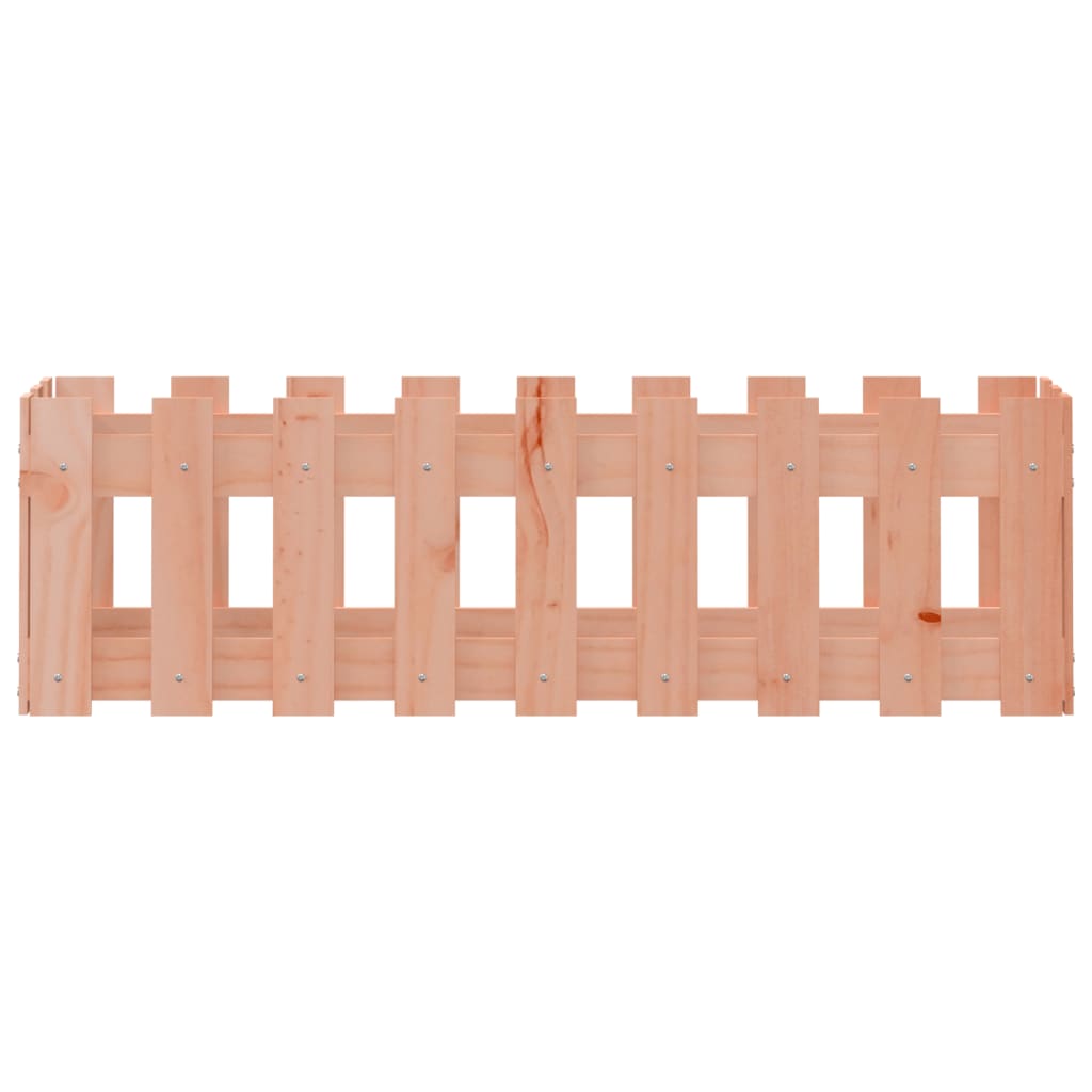 vidaXL Hochbeet Lattenzaun-Design 100x30x30 cm Massivholz Douglasie