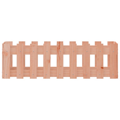 vidaXL Hochbeet Lattenzaun-Design 100x30x30 cm Massivholz Douglasie