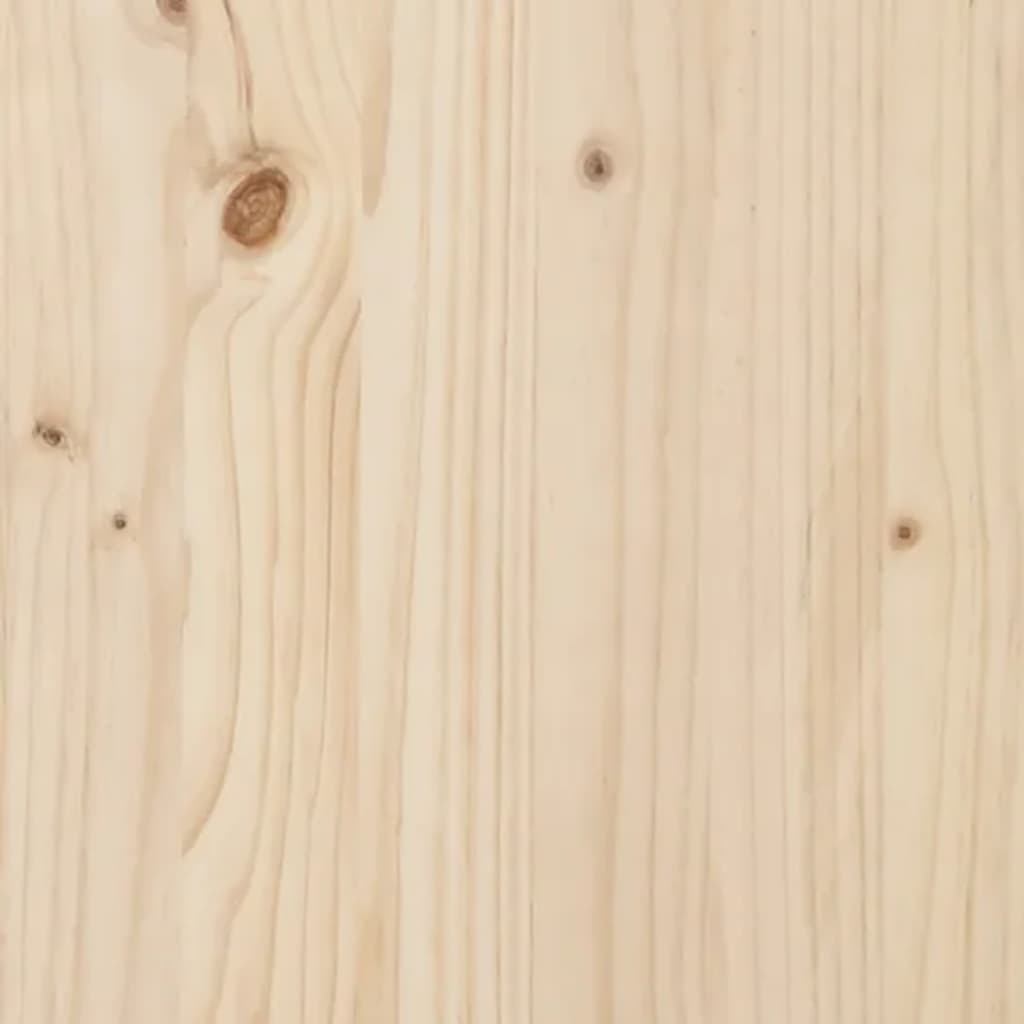 vidaXL Hochbeet Lattenzaun-Design 100x50x50 cm Massivholz Kiefer