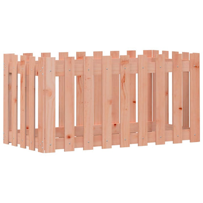 vidaXL Hochbeet Lattenzaun-Design 100x50x50 cm Massivholz Douglasie