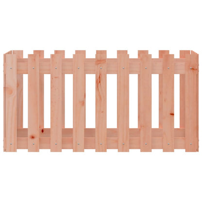 vidaXL Hochbeet Lattenzaun-Design 100x50x50 cm Massivholz Douglasie