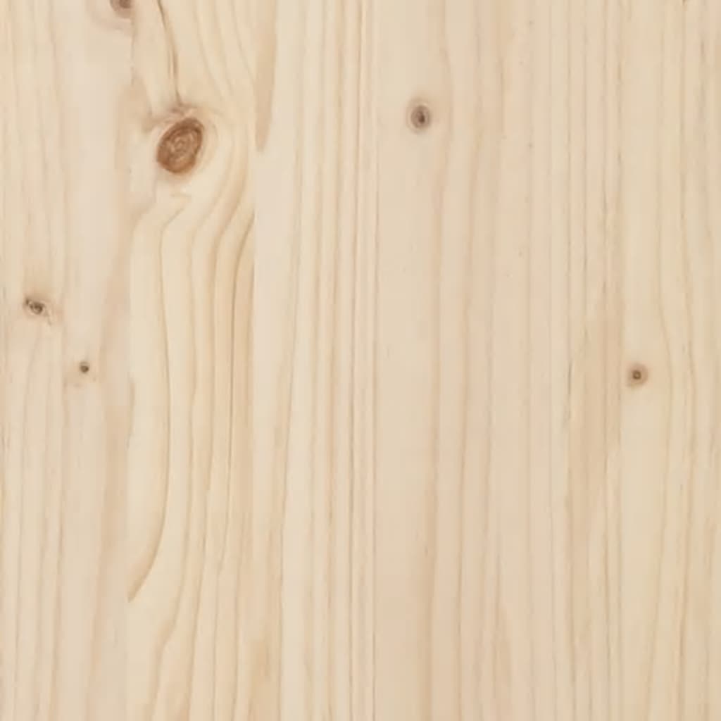 vidaXL Hochbeet Lattenzaun-Design 100x50x70 cm Massivholz Kiefer